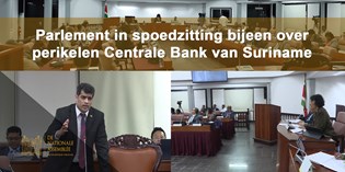 4 feb2020 Parlement in spoedzitting bijeen over perikelen Centrale Bank van Suriname