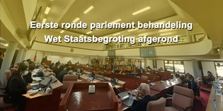 10 nov 20 website foto - Eerste ronde parlement behandeling Wet Staatsbegroting afgerond